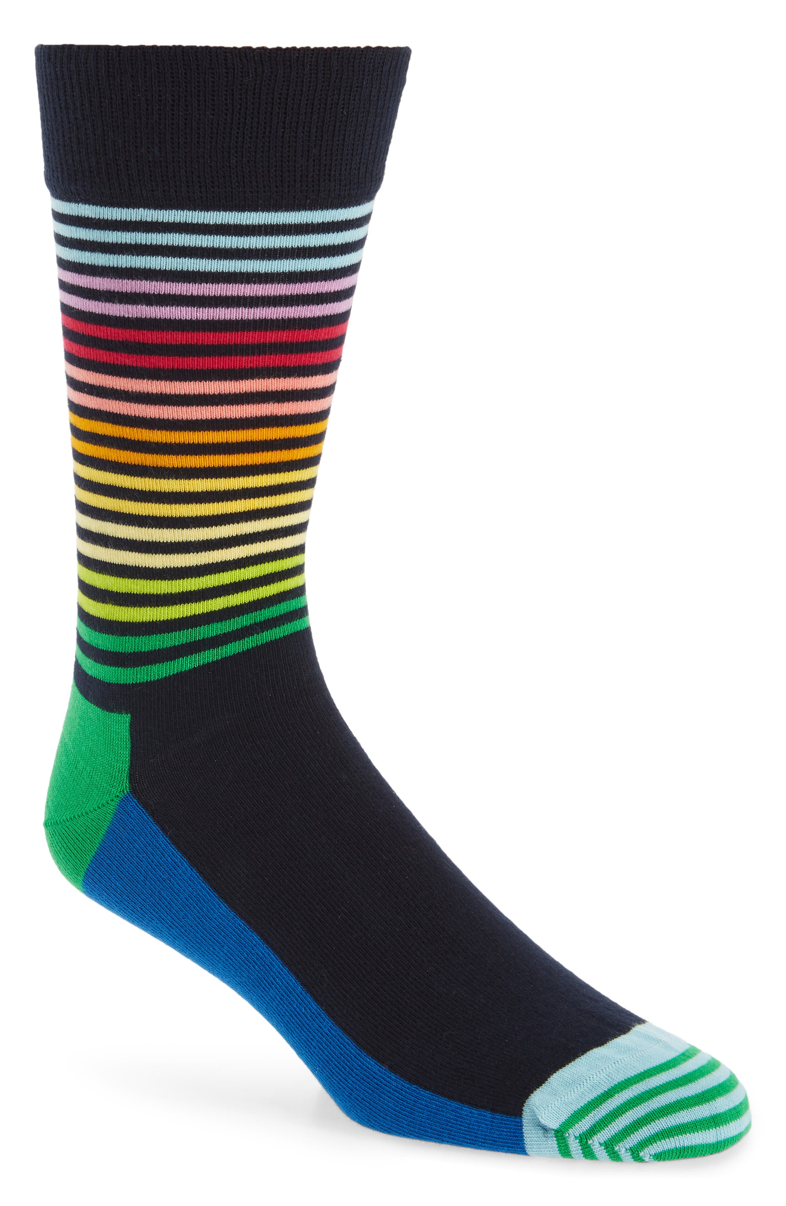 Happy Socks Half Stripe Orange Happy Socks Half Stripe Orange